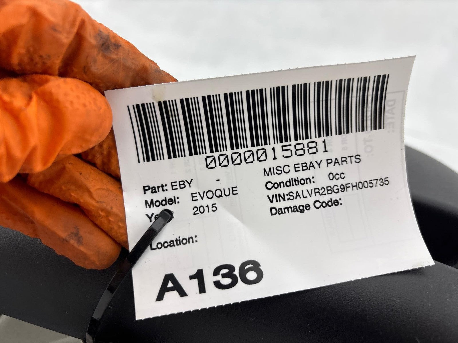 12-19 Land Rover Range Rover Evoque Steering Column Upper & Lower Cover Oem