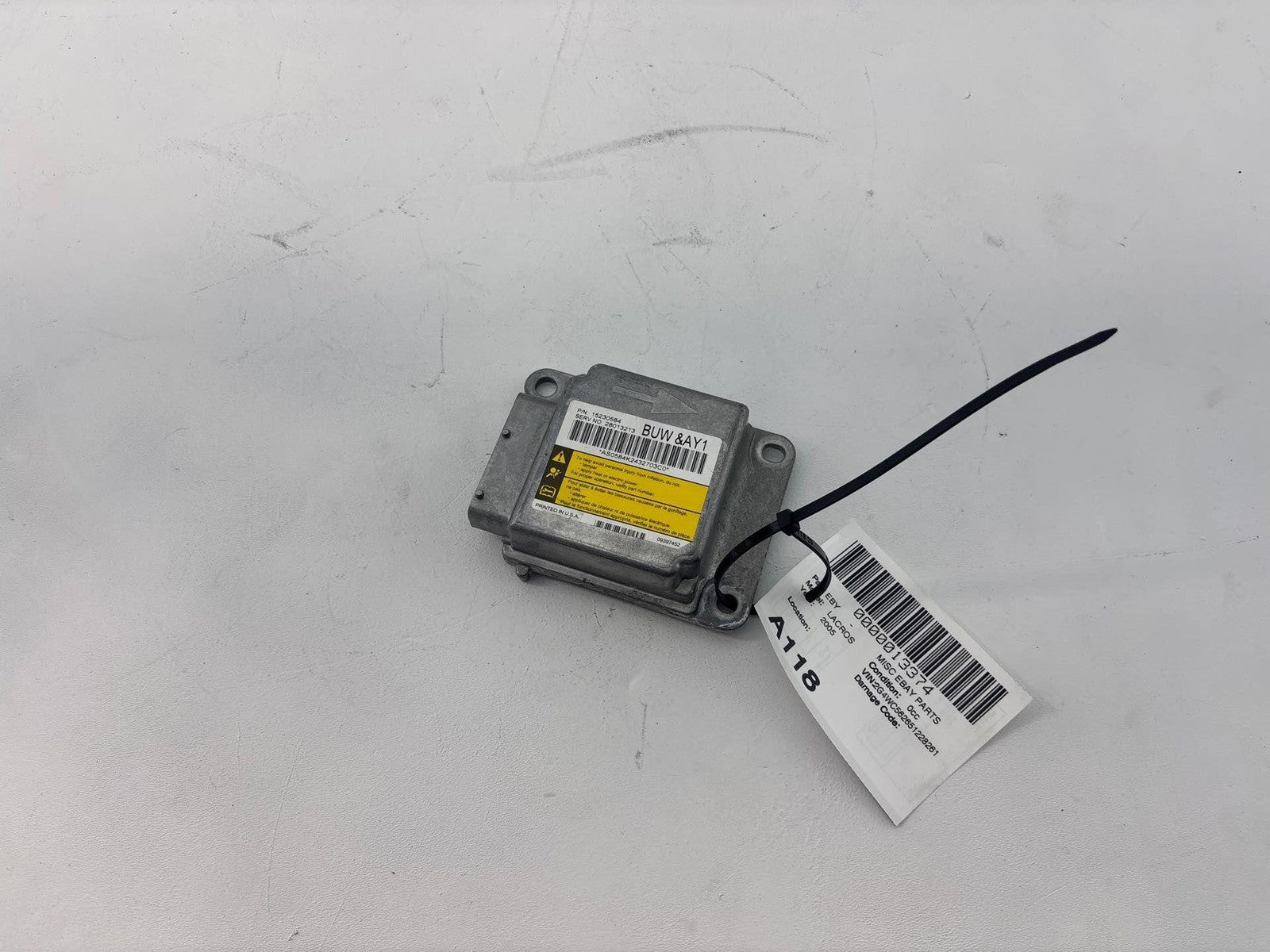 05-09 Buick Lacrosse Srs Module 15230584