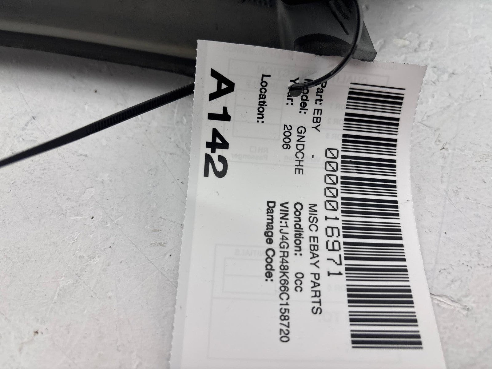 06-10 Jeep Grand Cherokee Windshield Wiper Vent Cowl Grille Panel Rh & Lh Oem