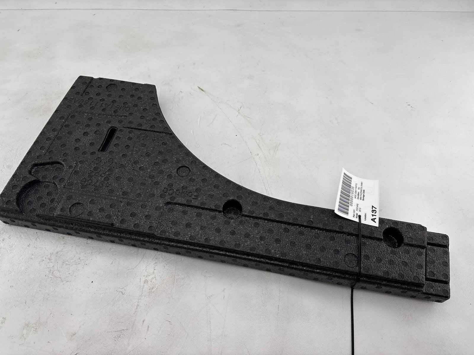 12-18 Ford Focus Rear Right Trunk Storage Organizer Foam Cover Panel OEM