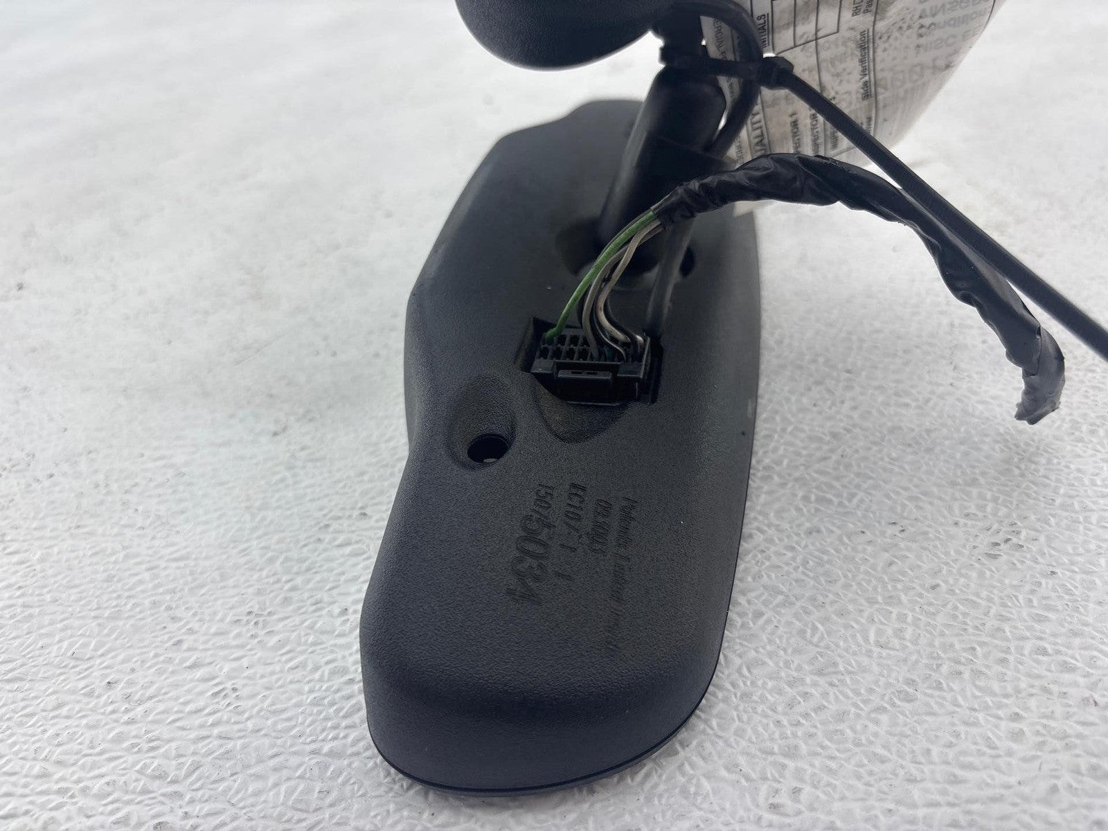 03-09 Hummer H2 Front Upper Interior Rear View Mirror Black Oem