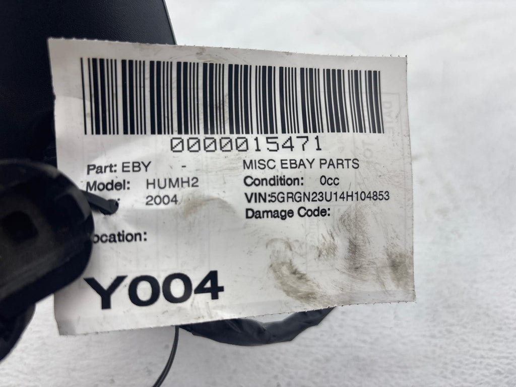 03-09 Hummer H2 Front Upper Interior Rear View Mirror Black Oem