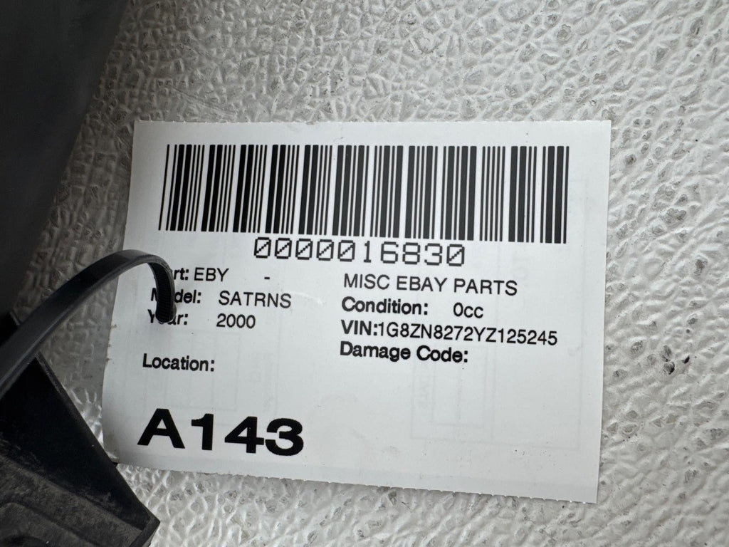 00-02 Saturn S Sw2 Duct Asmradiator Air Inlet 21031127