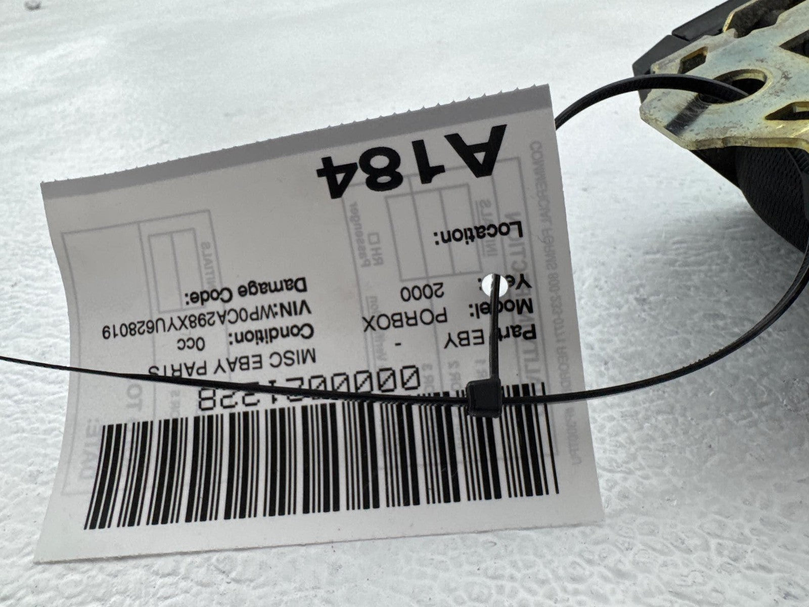 1998-2001 Porsche Boxster Front Left Driver Side Seat Belt Retractor OEM