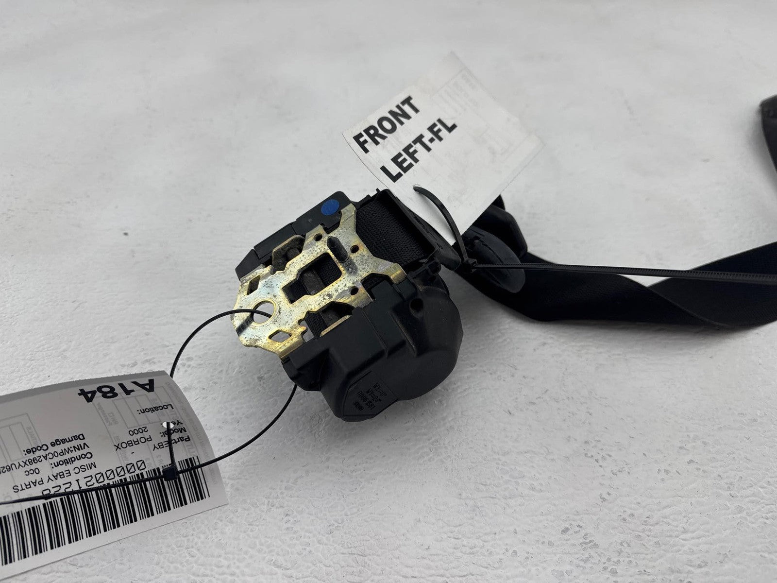 1998-2001 Porsche Boxster Front Left Driver Side Seat Belt Retractor OEM