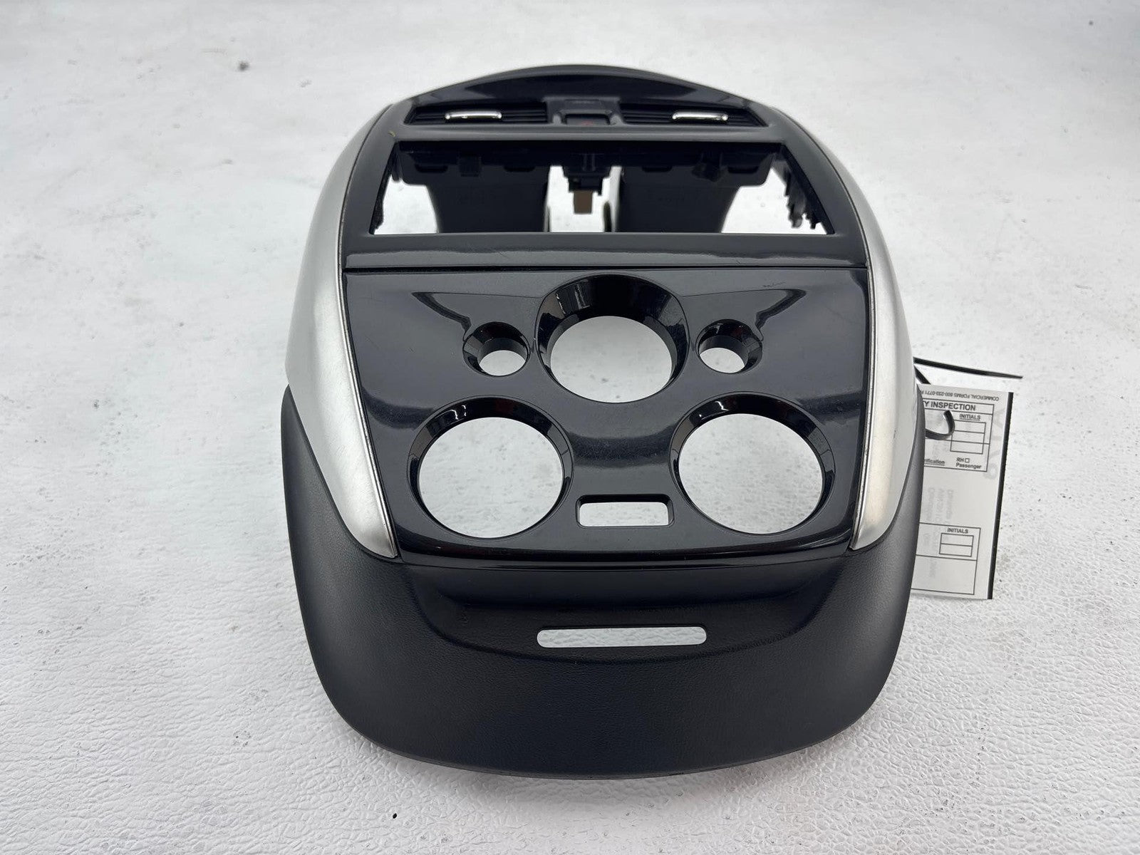 14-19 Nissan Versa Hatchback Center Dash Radio Bezel Climate Control Trim Oem