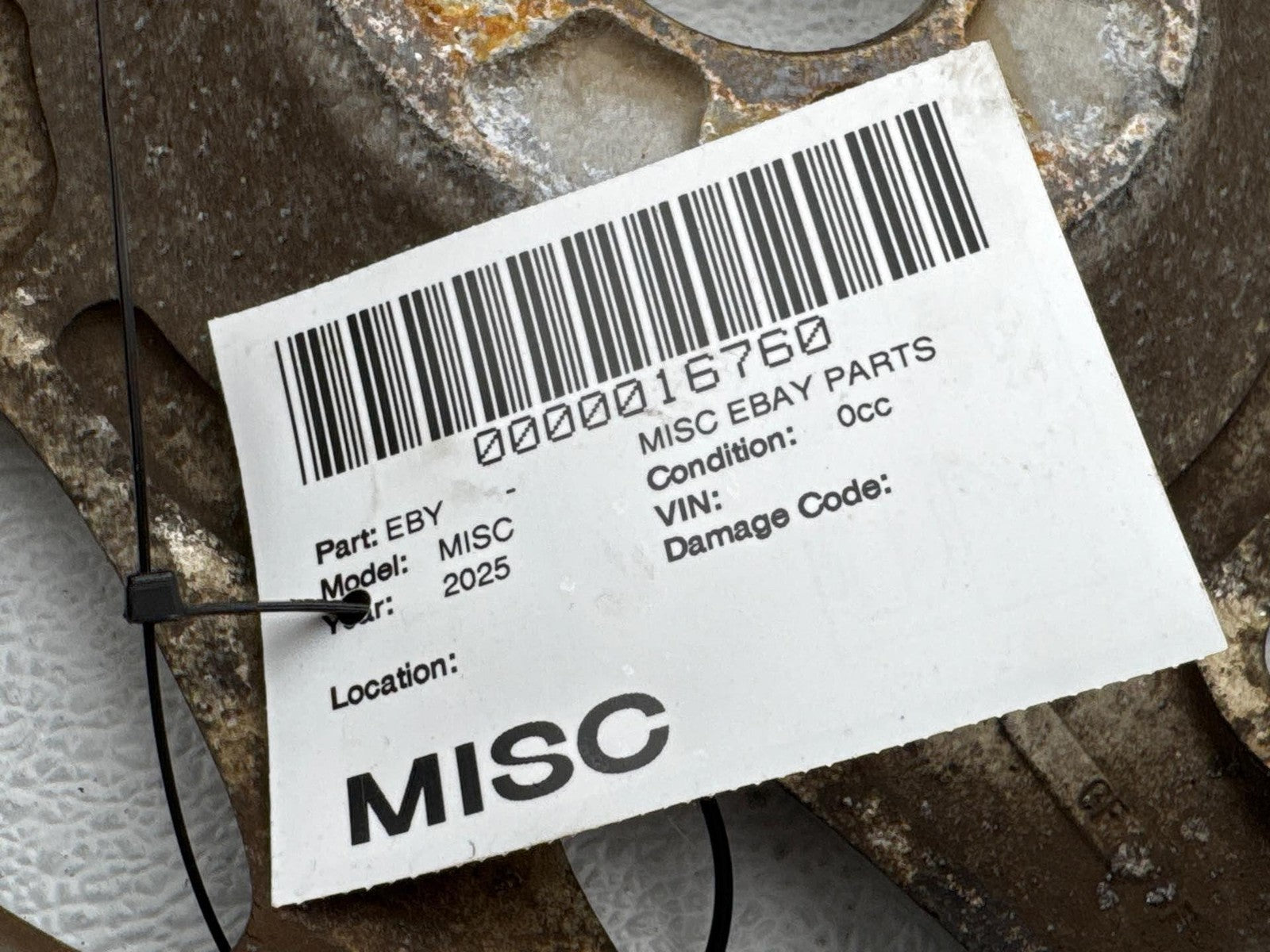 2000-2002 Saturn S Series Wheel Rim 15X6 Aluminum 8 Slot Oem