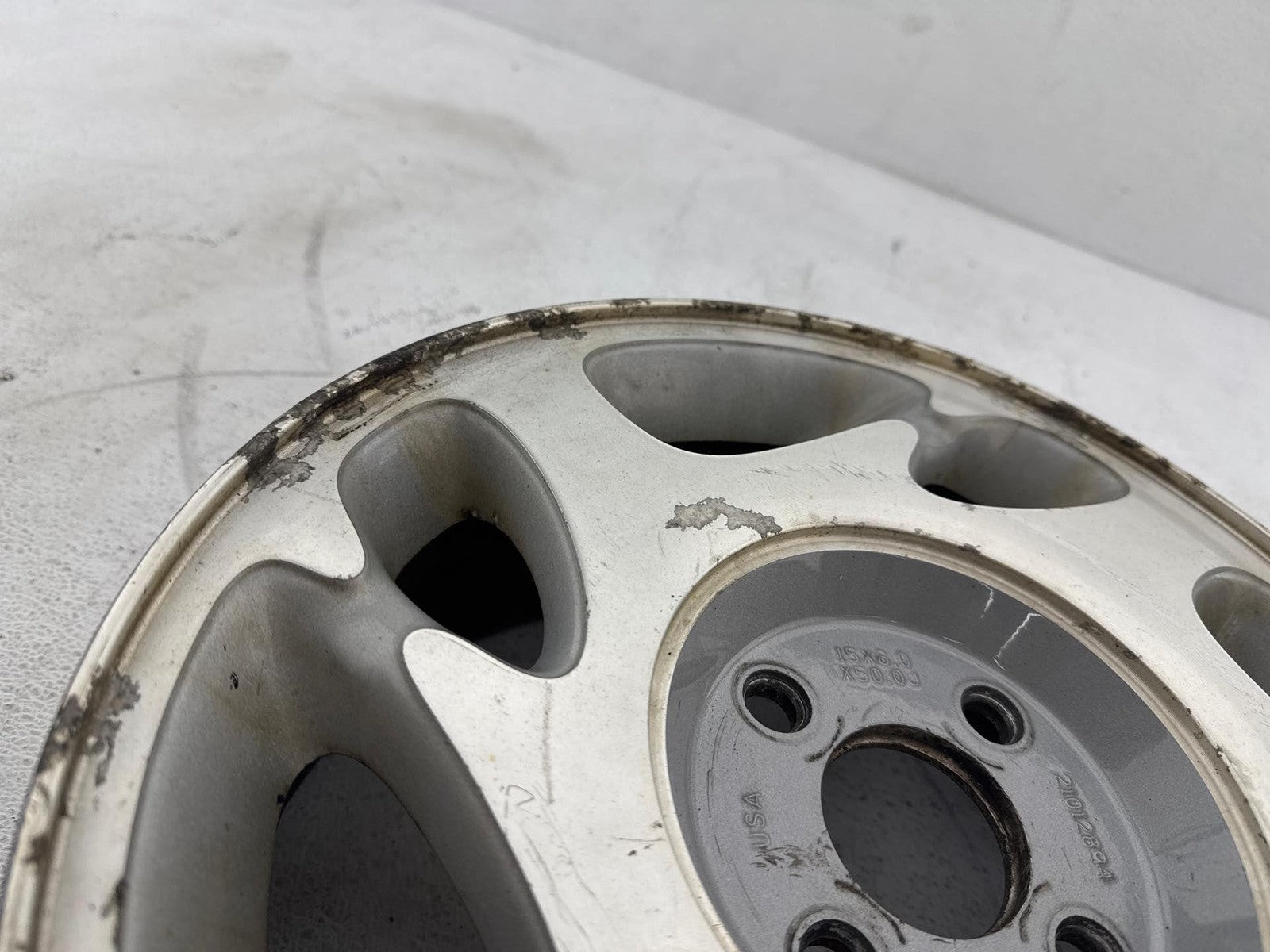 2000-2002 Saturn S Series Wheel Rim 15X6 Aluminum 8 Slot Oem