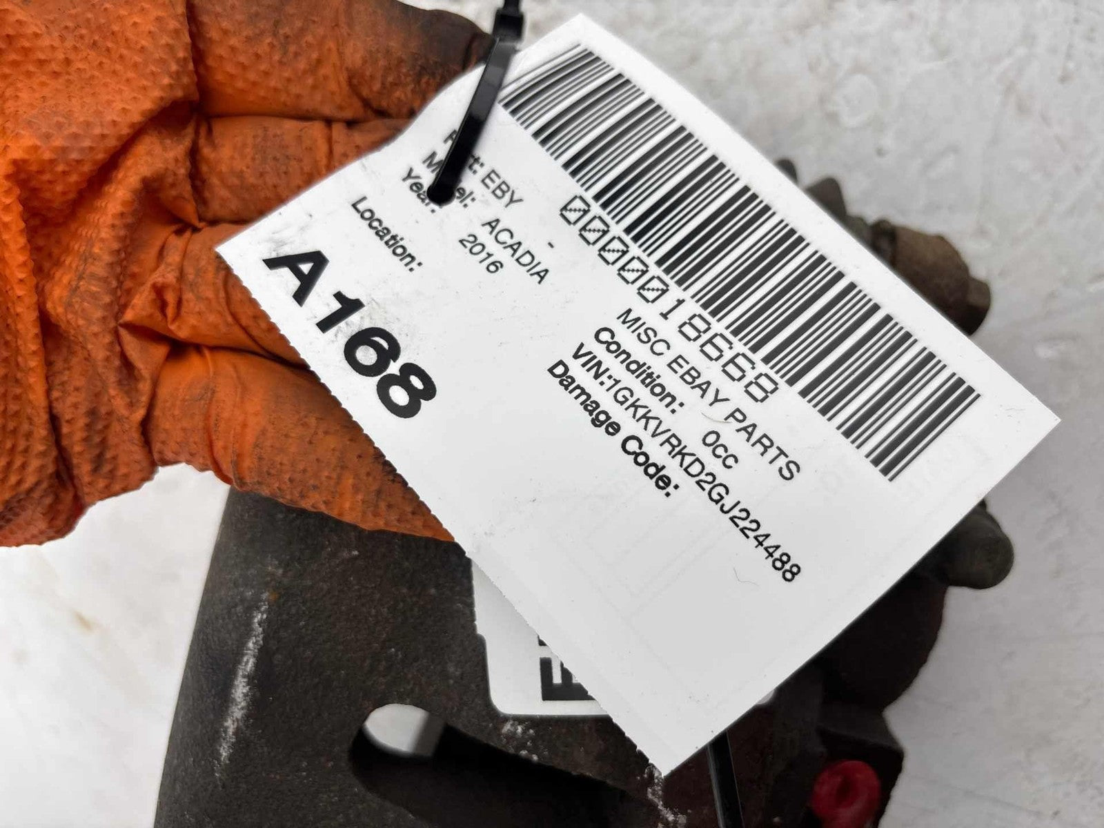 07-17 Gmc Acadia Front Right Passenger Side Brake Caliper Assembly Oem