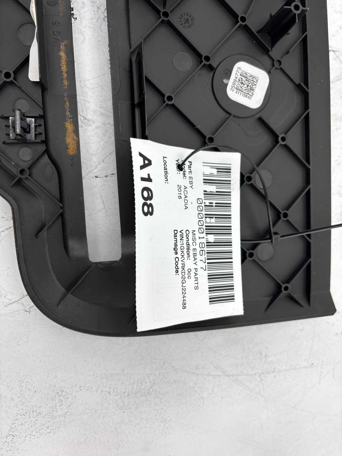 07-17 Gmc Acadia Cover, Rear Seat Track Rear Outboard Oem