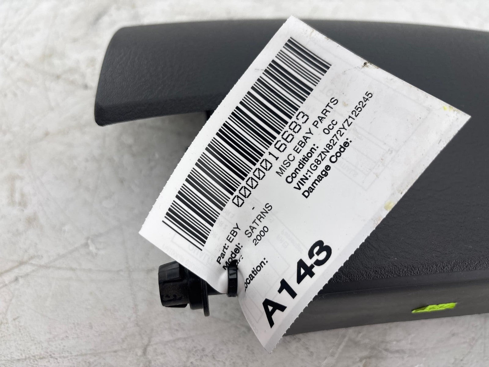 2000 - 2002 Saturn S Series Sl1 Front Glove Box Dash Storage Compartment Oem