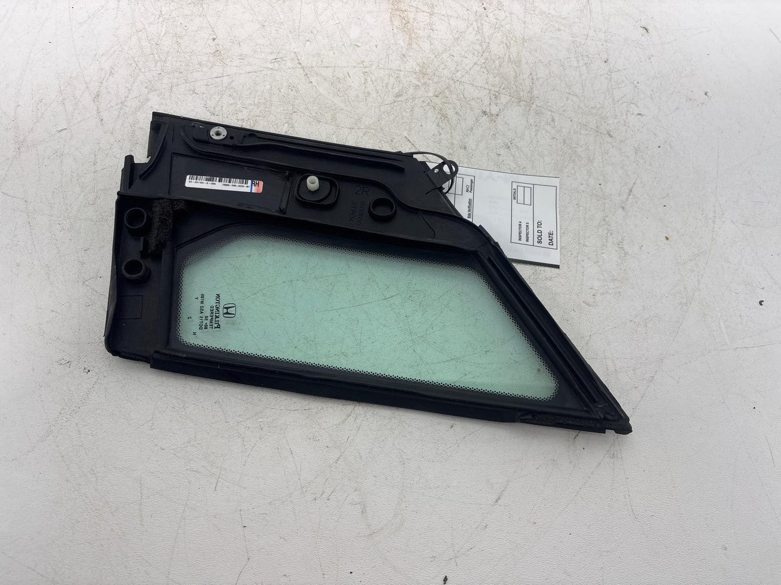 18-21 Honda Odyssey Front Right Passenger Side Quarter Window Glass Oem