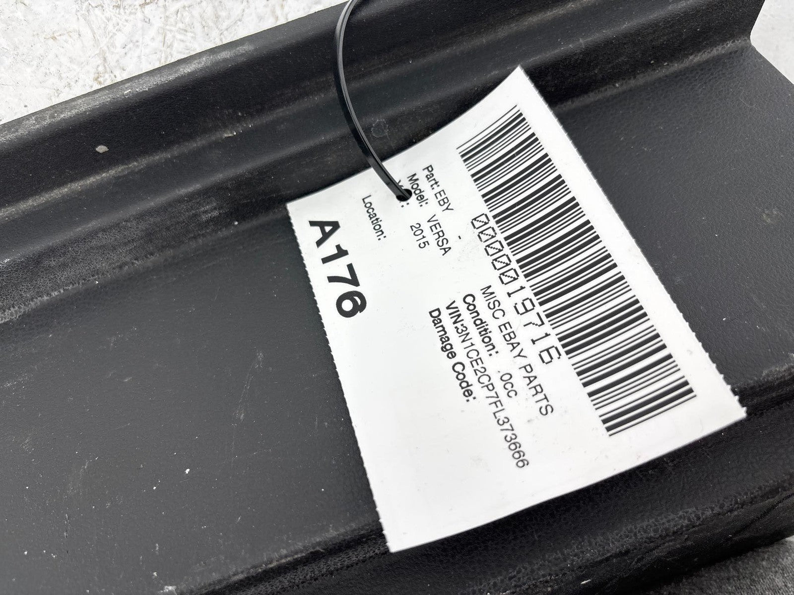 14-19 Nissan Versa Note Rear Trunk Sill Scuff Plate Trim Cover Oem