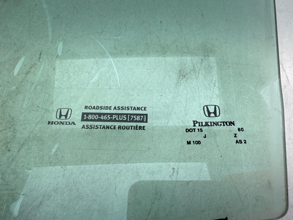13-17 Honda Odyssey Front Left Driver Side Door Window Glass Oem