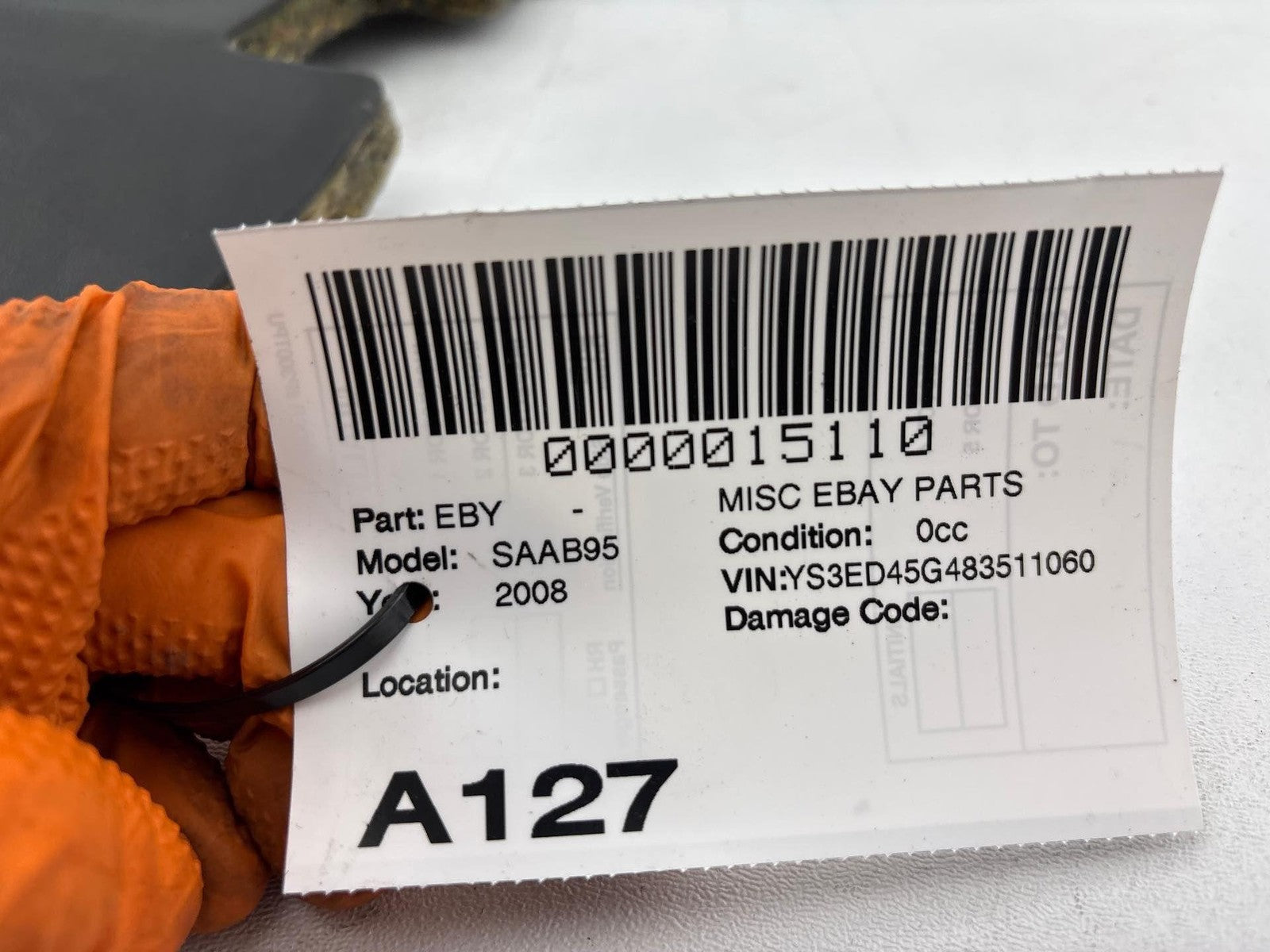 1999-2010 Saab 9-5 Driver Left Front Kick Trim Panel Grey Fits