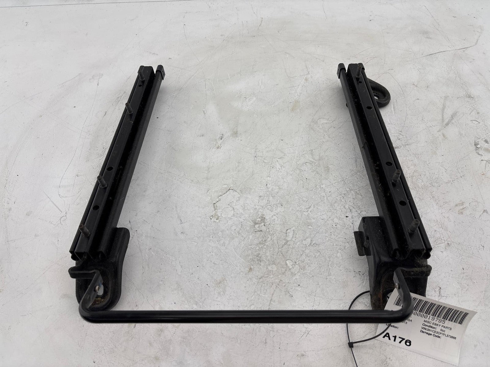 14-19 Nissan Versa Hatchback Front Left Seat Mounting Track Sliders Rails Oem