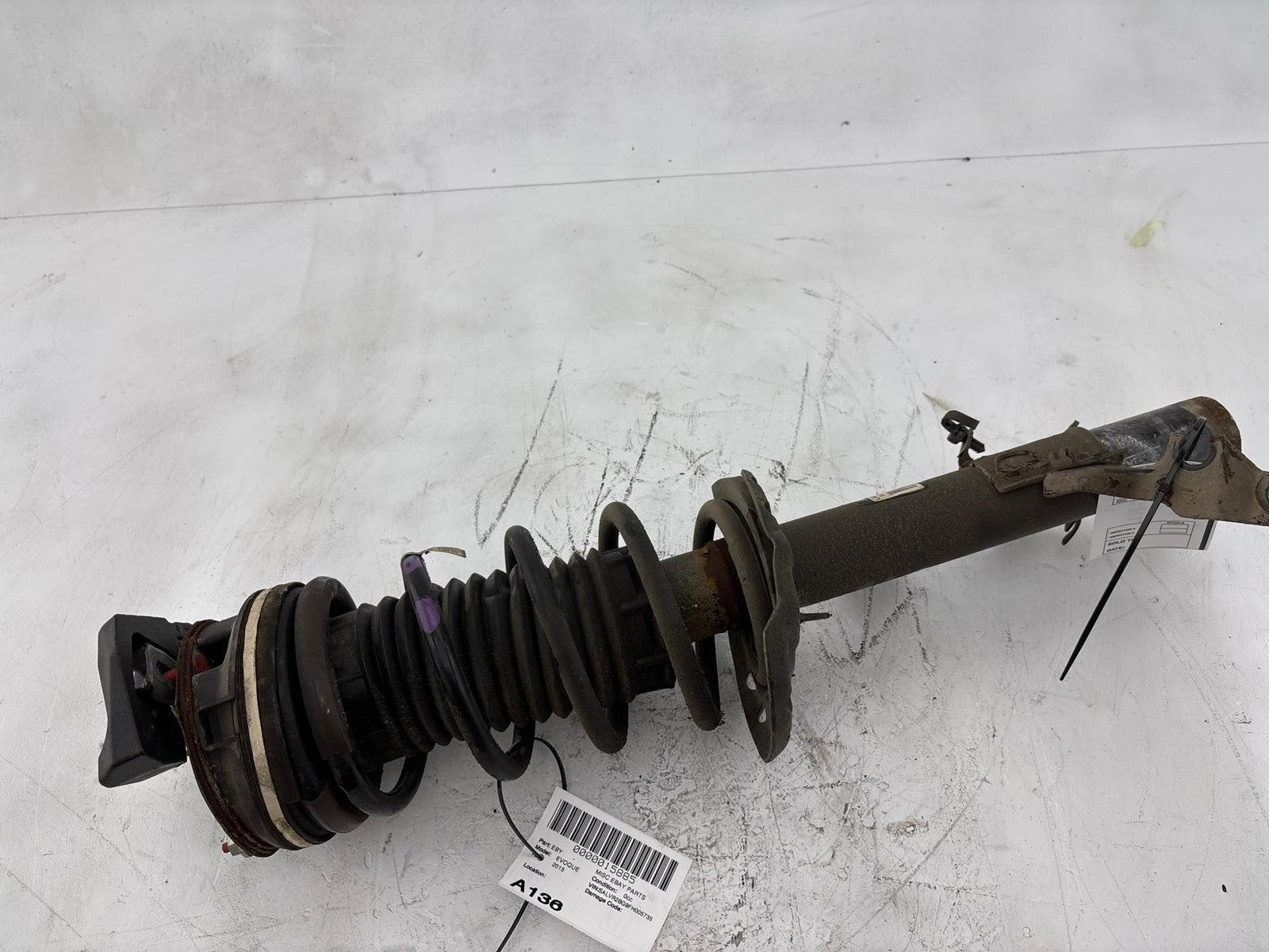 12-19 LAND ROVER RANGE ROVER EVOQUE REAR LEFT SIDE SHOCK STRUT ABSORBER OEM