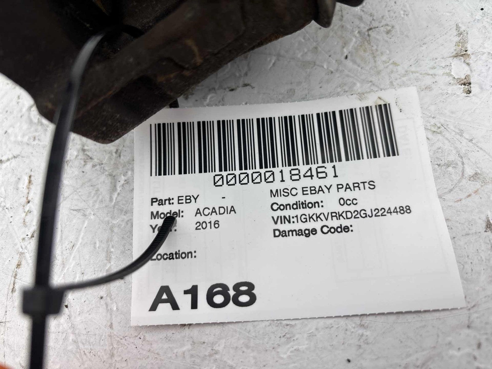 07-17 Gmc Acadia Front Left Driver Side Brake Caliper Assembly Oem