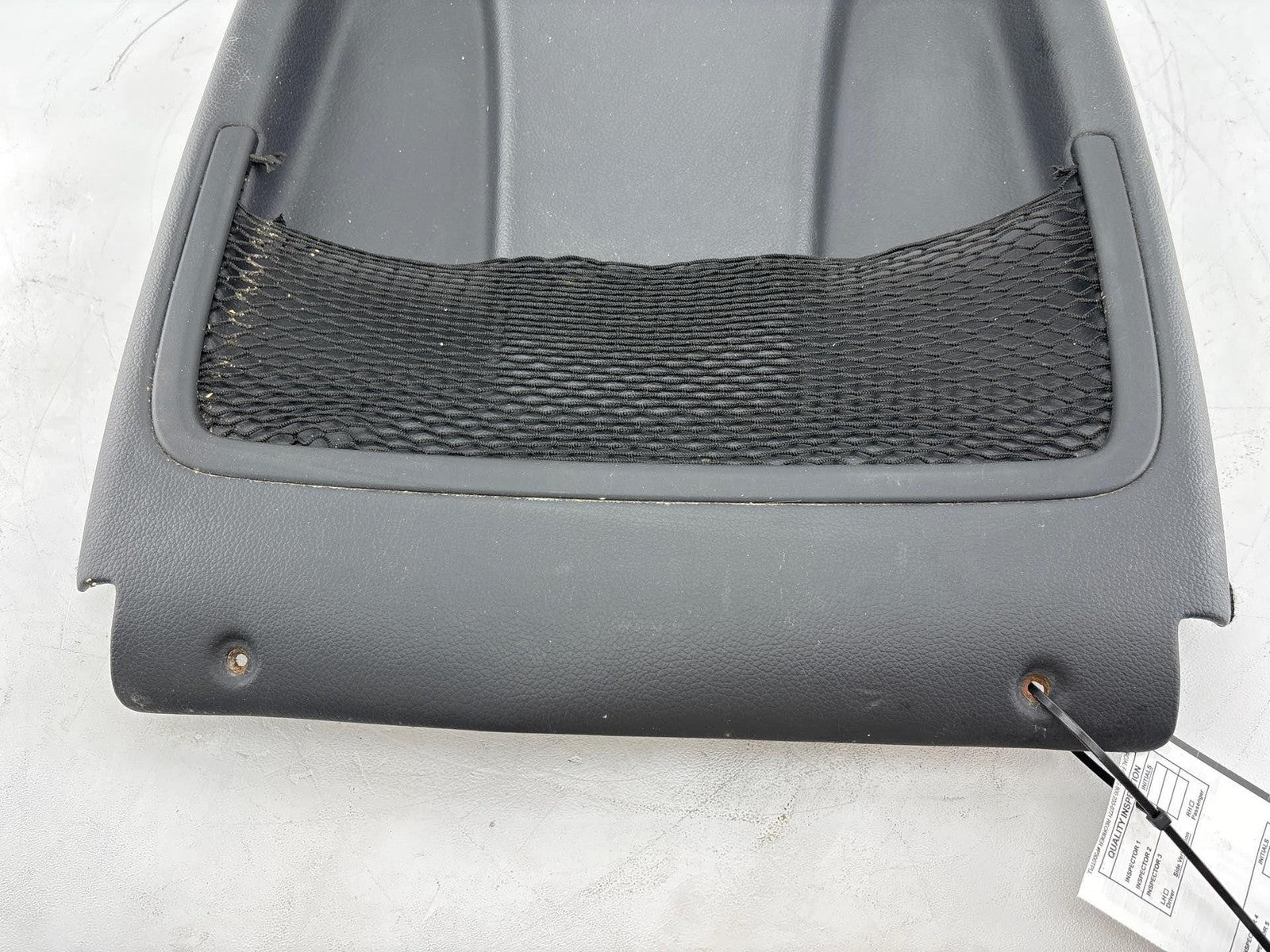 07-12 Mercedes Gl450 Front Seat Back Trim Cover Panel Oem