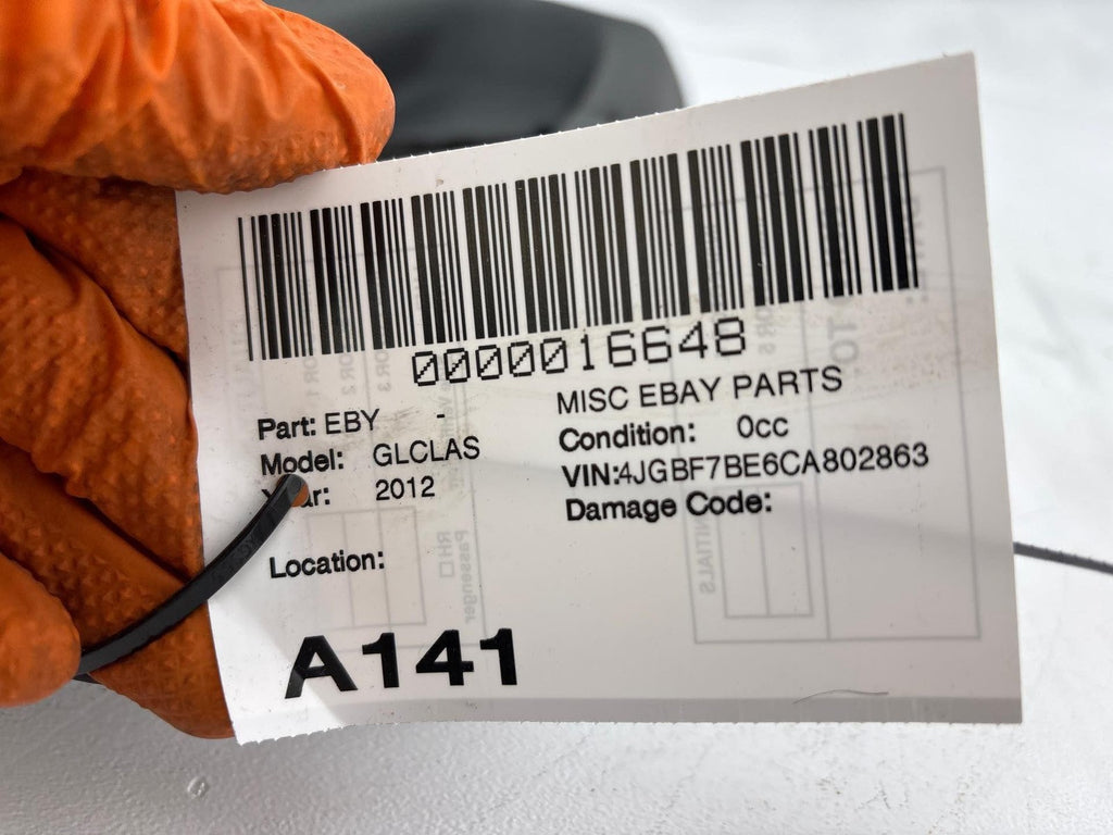 07-12 Mercedes Gl450 Front Seat Back Trim Cover Panel Oem