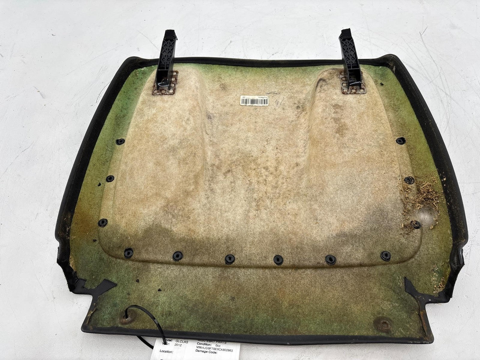 07-12 Mercedes Gl450 Front Seat Back Trim Cover Panel Oem