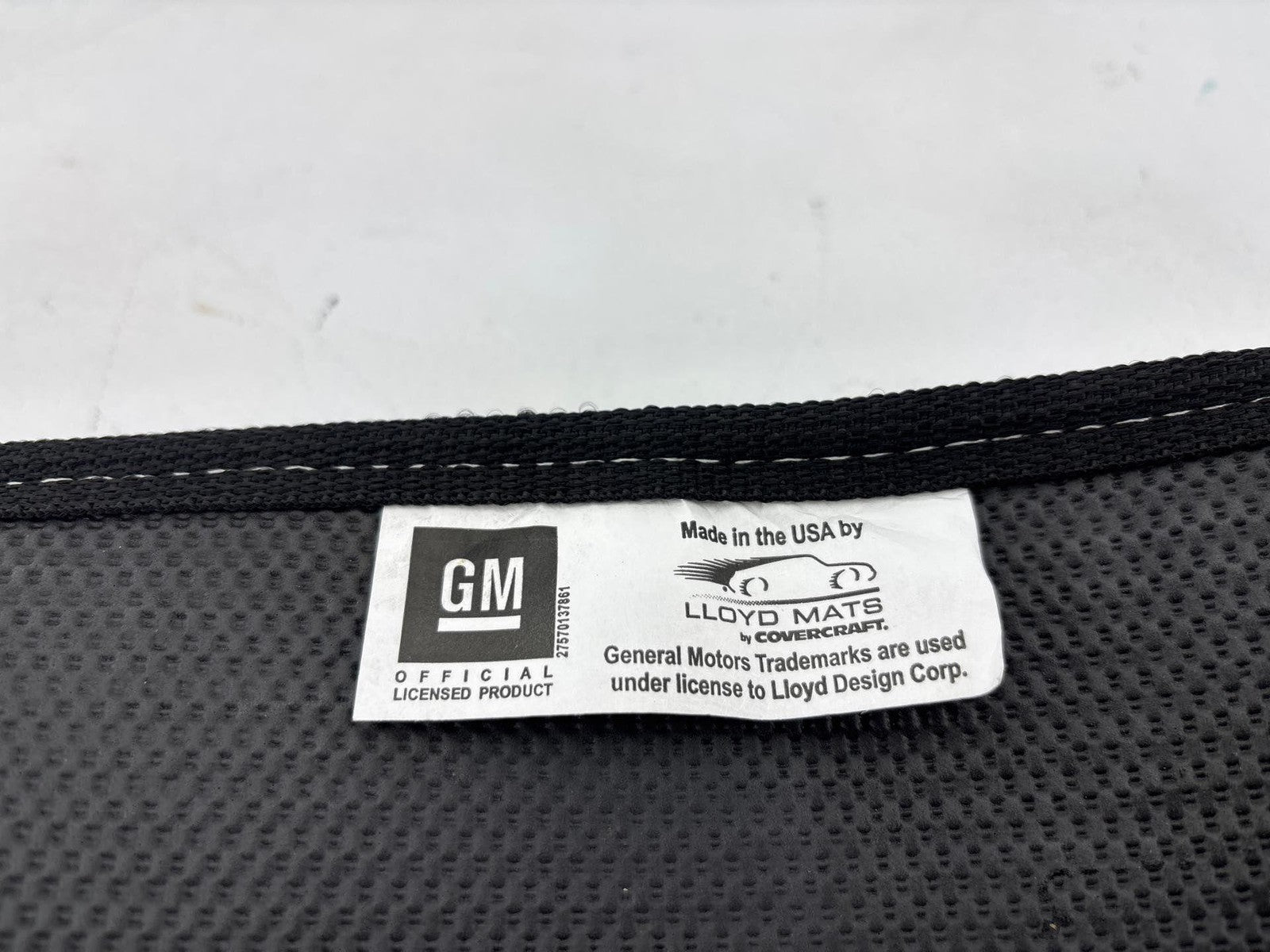 1991 Chevrolet Corvette Rear Floor Mat Oem