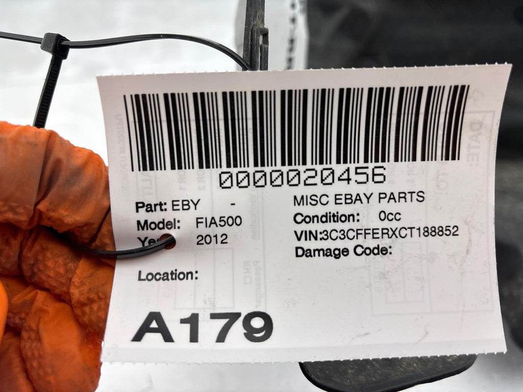 12-19 Fiat 500 Rear Right Inner Fender Liner Oem