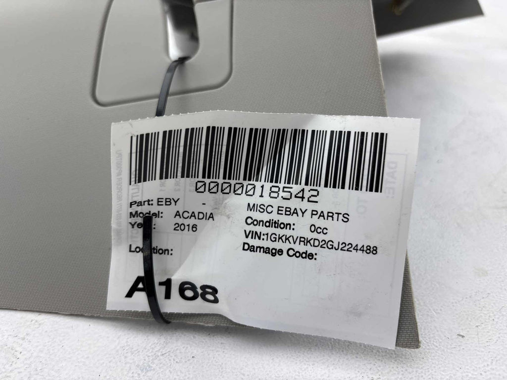 07-17 Gmc Acadia D Pillar Upper Roof Right Quarter Rear Oem