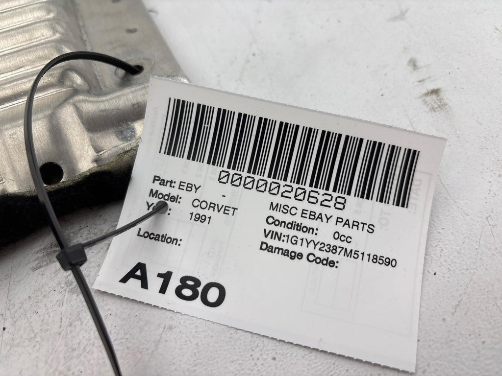 1990-1991 Chevrolet Corvette Lower Aluminum Knee Bolster Hush Kick Panel Oem