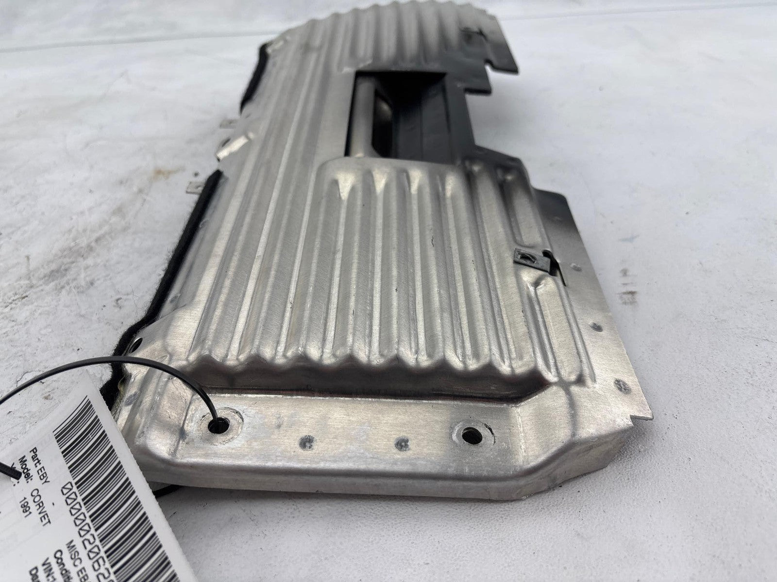 1990-1991 Chevrolet Corvette Lower Aluminum Knee Bolster Hush Kick Panel Oem