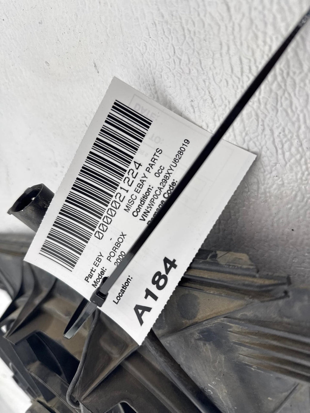 1997 - 2004 Porsche Boxster Radiator Right Cooling Fan Shroud Assembly OEM