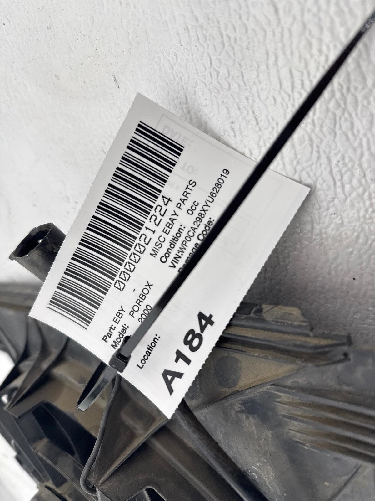 1997 - 2004 Porsche Boxster Radiator Right Cooling Fan Shroud Assembly OEM