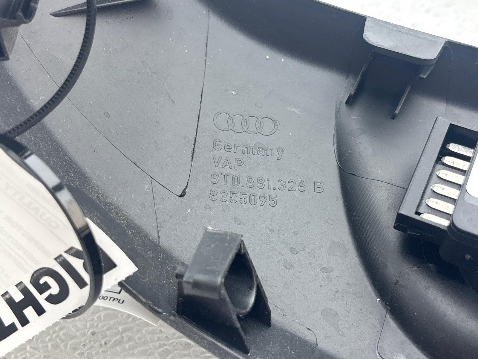 13-16 Audi A4 Allroad Front Passenger Seat Adjustment Switches W/Trim Cover Oem