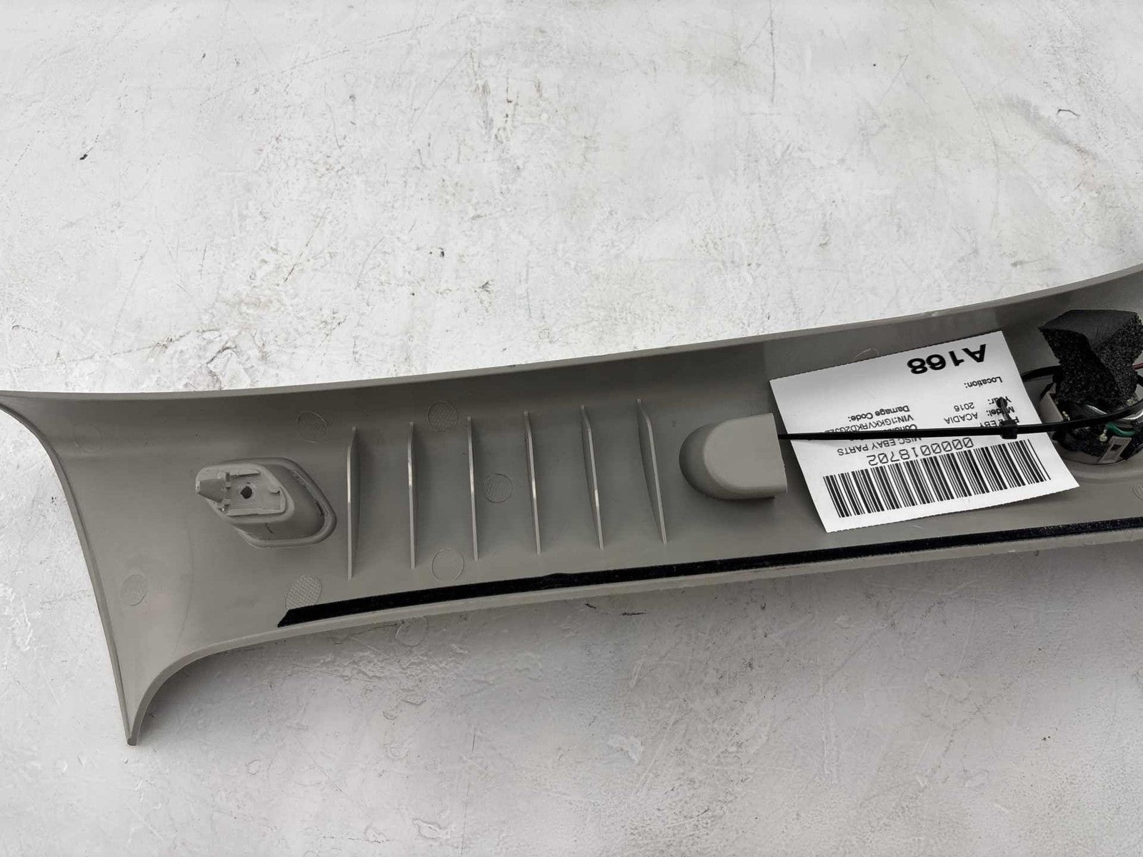 07-17 Gmc Acadia Front Left Driver Side Upper A Pillar Trim Cover 23426713