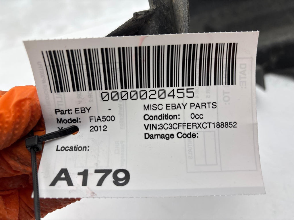 12-19 Fiat 500 Rear Left Inner Fender Liner Oem