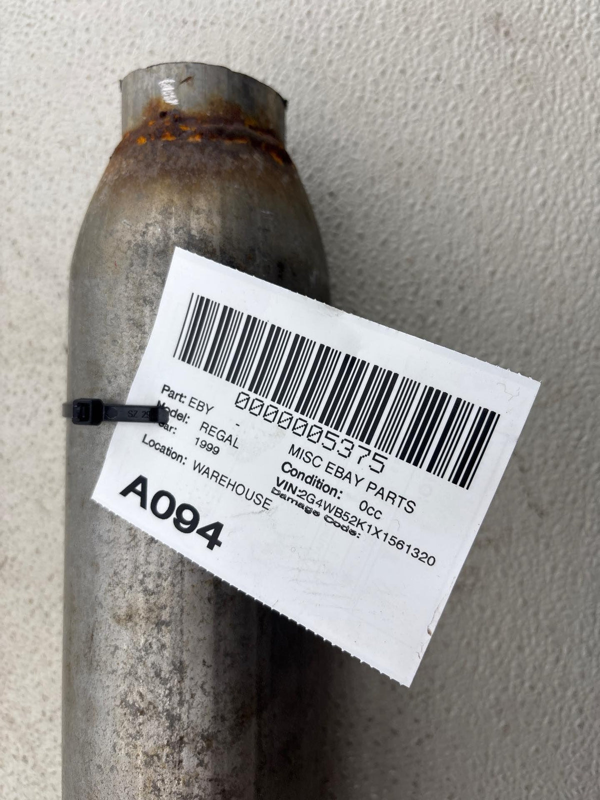 1997-2000 Buick Regal 3.8L Center Exhaust Resonator Oem