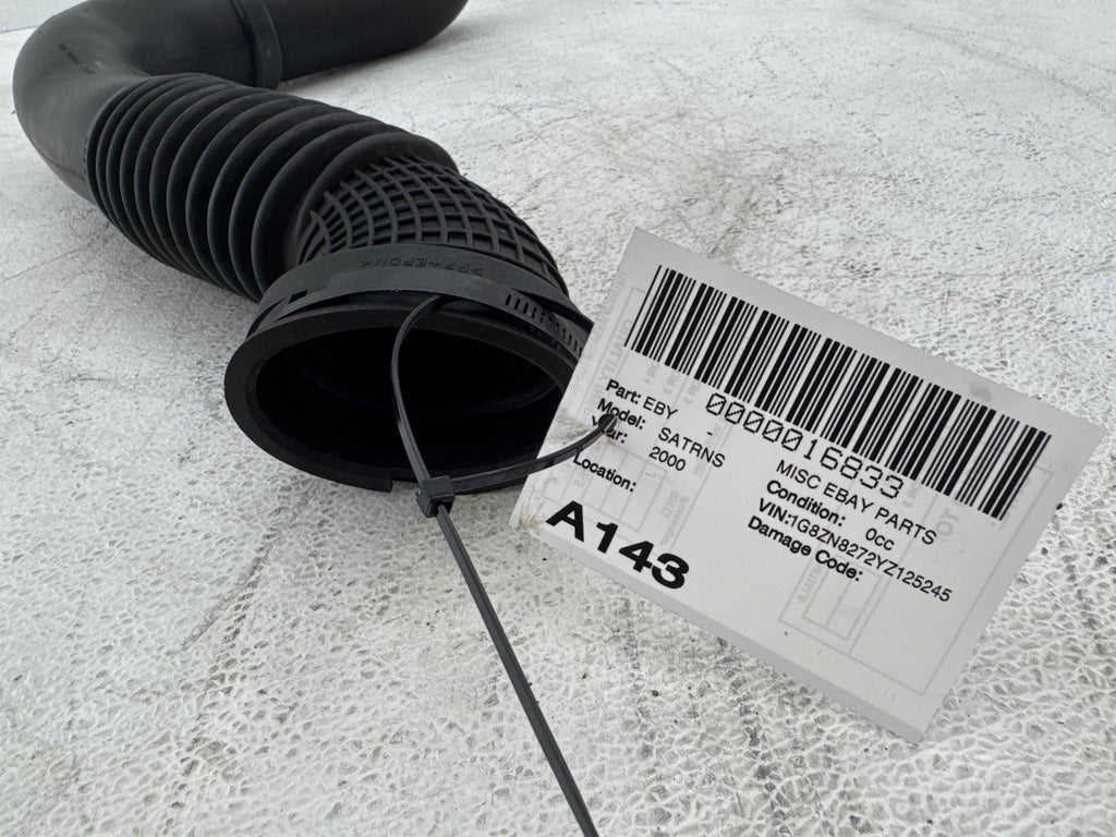 2000-2001 Saturn S Series Air Intake Tube Resonator Duct Hose Pipe Oem