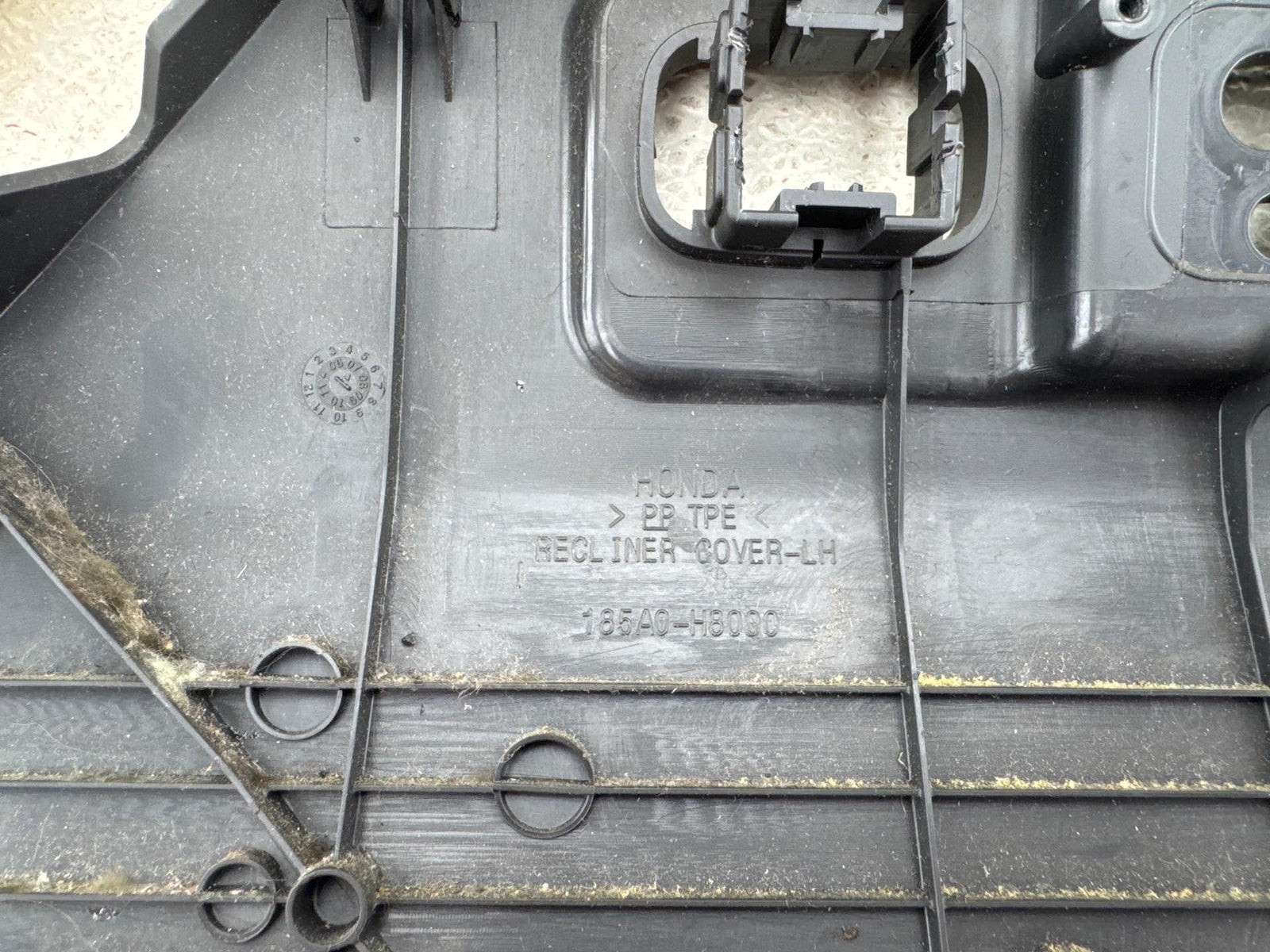 07-09 Acura Mdx Front Left Driver Seat Outer Switch Trim Cover Panel