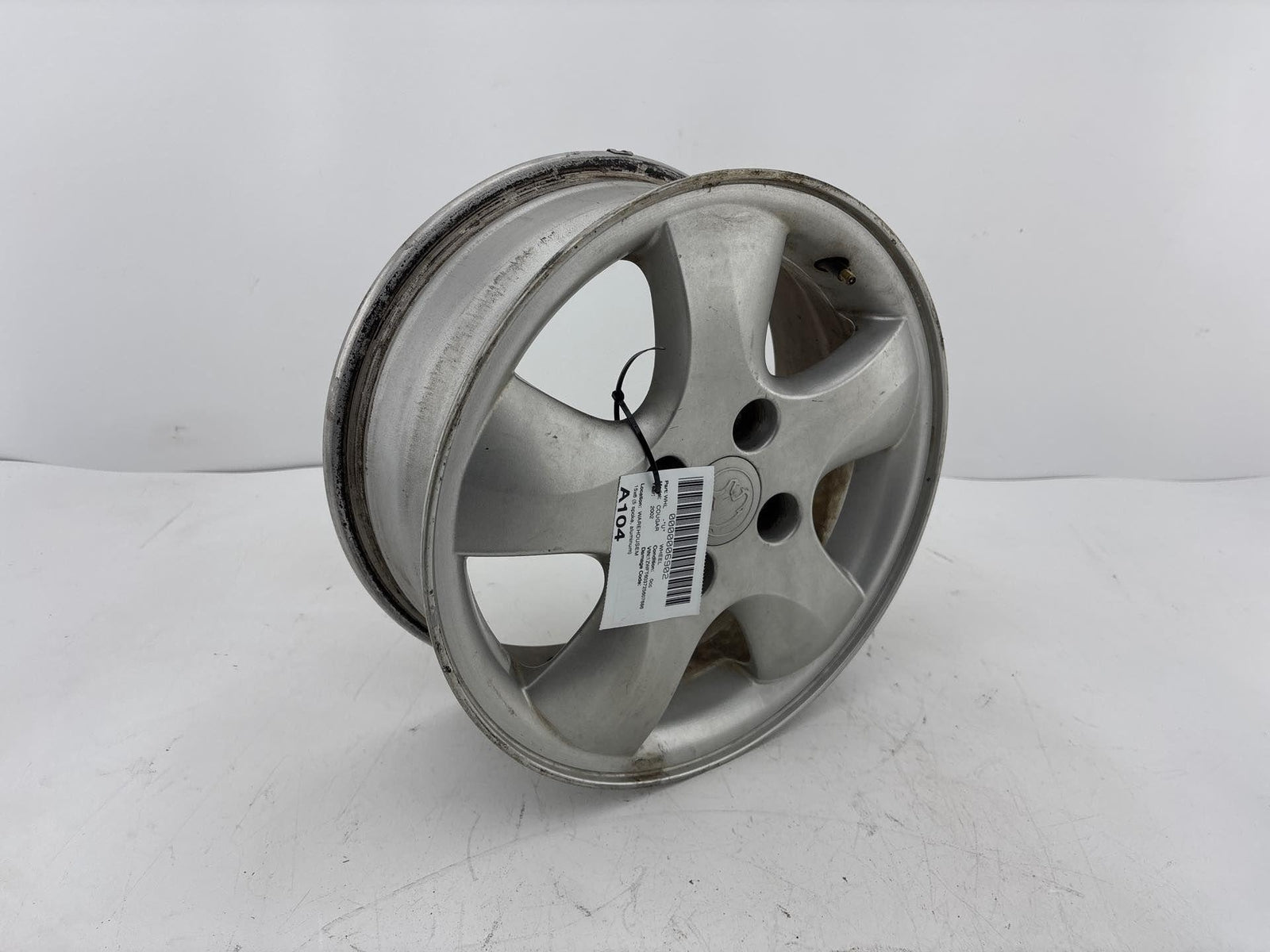 1999-2002 Mercury Cougar Rim Wheel 15''X6J 5 Spoke Factory Silver Oem F8Rz1007Ca