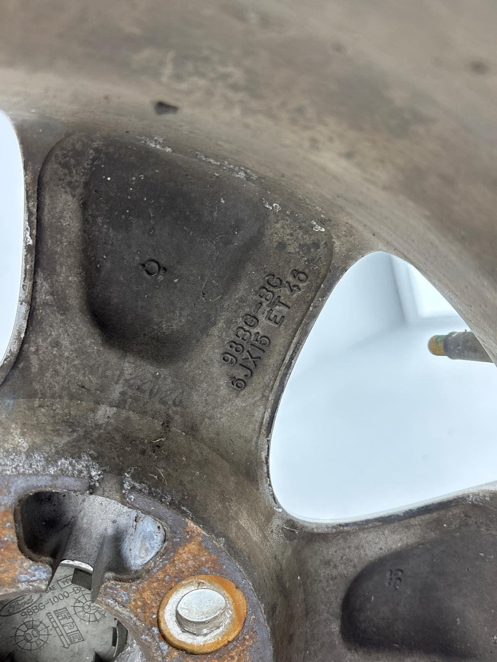 1999-2002 Mercury Cougar Rim Wheel 15''X6J 5 Spoke Factory Silver Oem F8Rz1007Ca