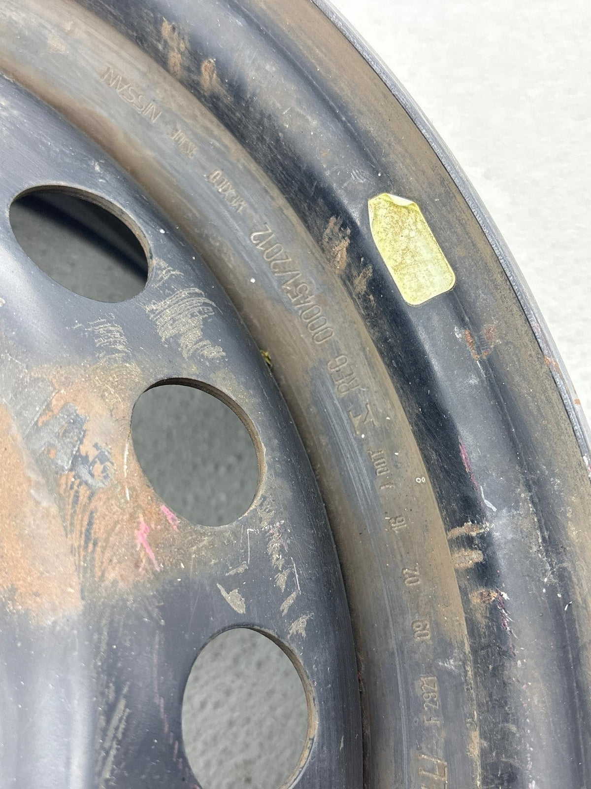 16-19 Nissan Sentra Steel Wheel Rim 16''X6.5 Tire Pressure Sensor OEM