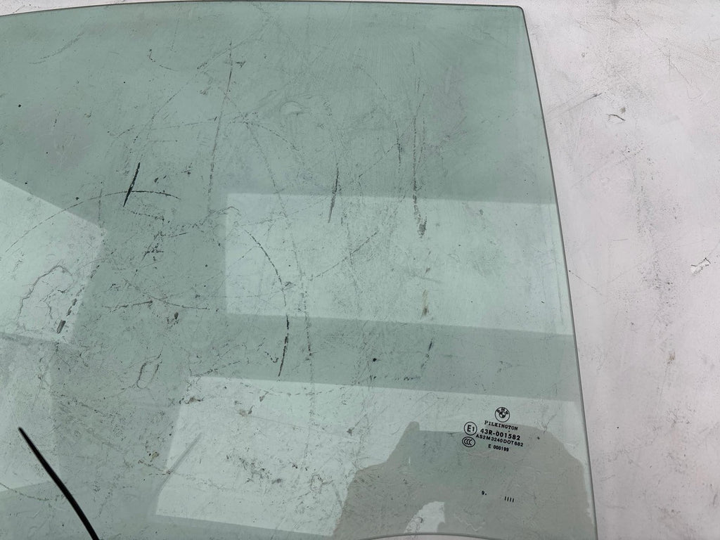 07-11 Bmw 328I 355I E90 Rear Right Passenger Side Door Window Glass Oem