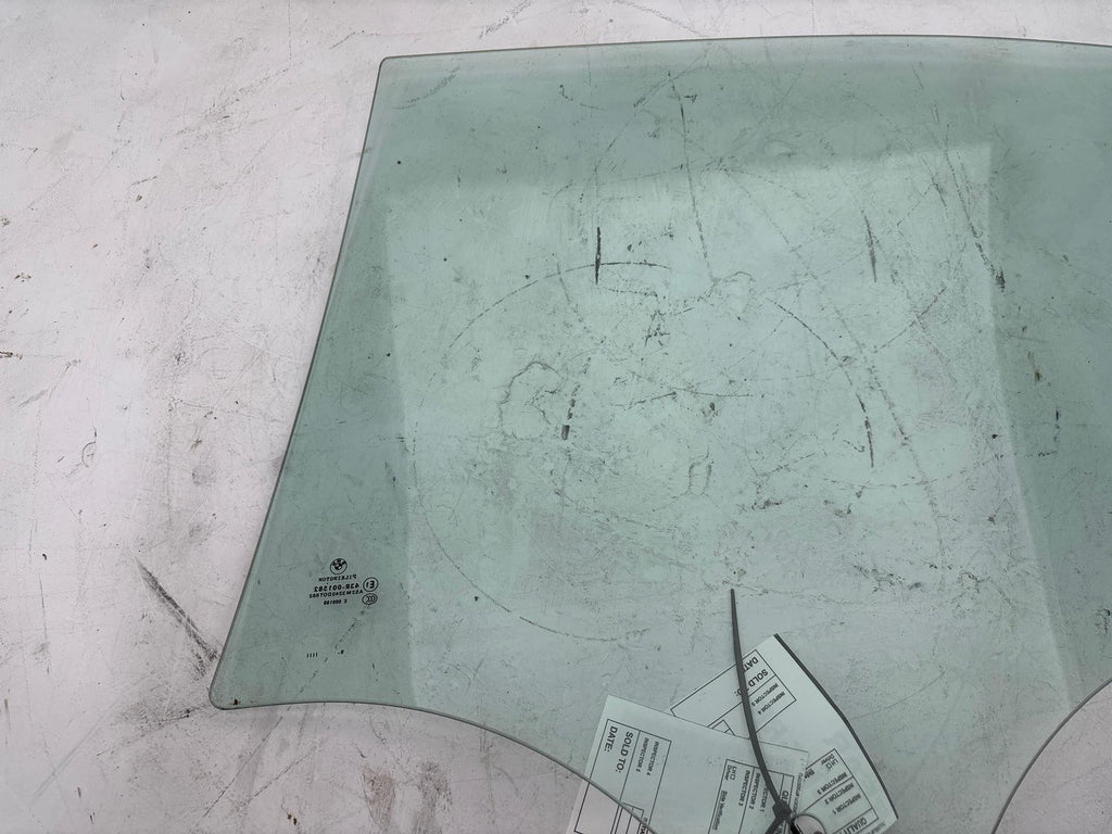 07-11 Bmw 328I 355I E90 Rear Right Passenger Side Door Window Glass Oem