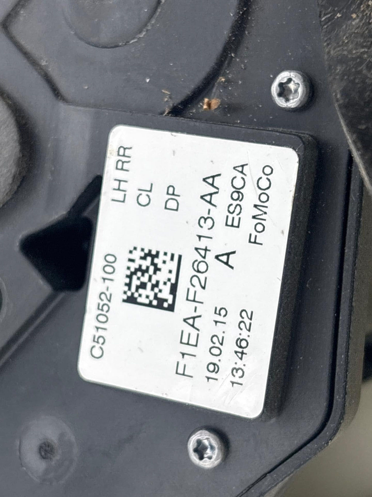 12-18 Ford Focus Lh Door Latch Actuator W/ Handle Used Oem (F1Ea-F26413-Aa)