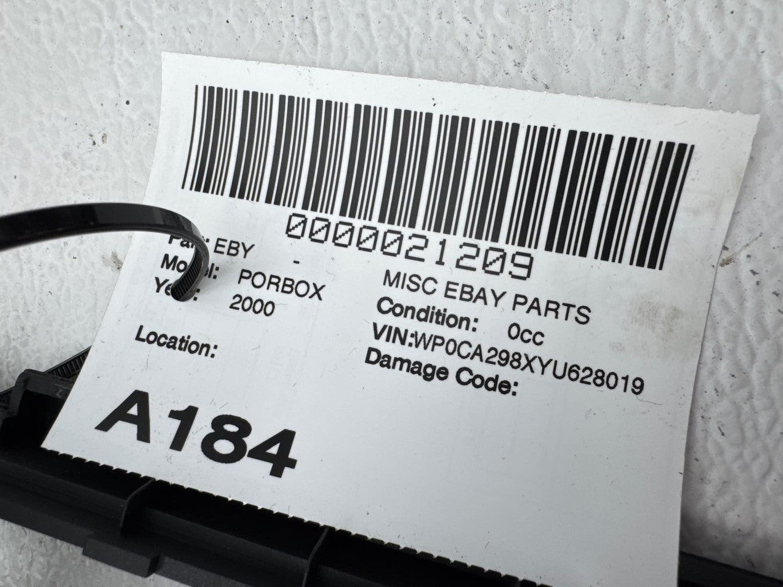 19997 - 2002 Porsche Boxster 986 Center Dash Trim Bezel Air Vent Grille OEM