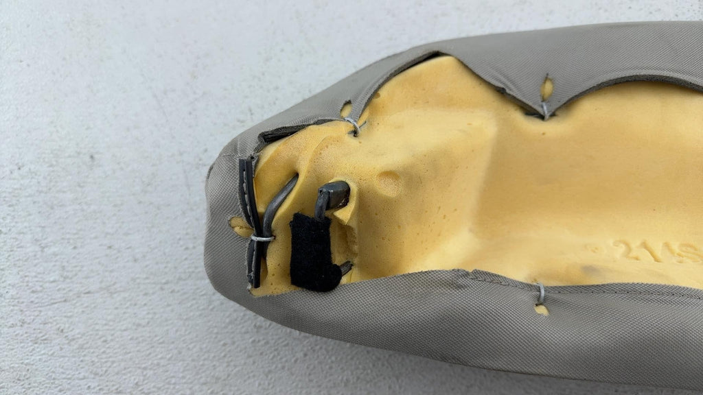 007-2012 Nissan Versa Rear Left Side Gray Seat Bolster Cloth