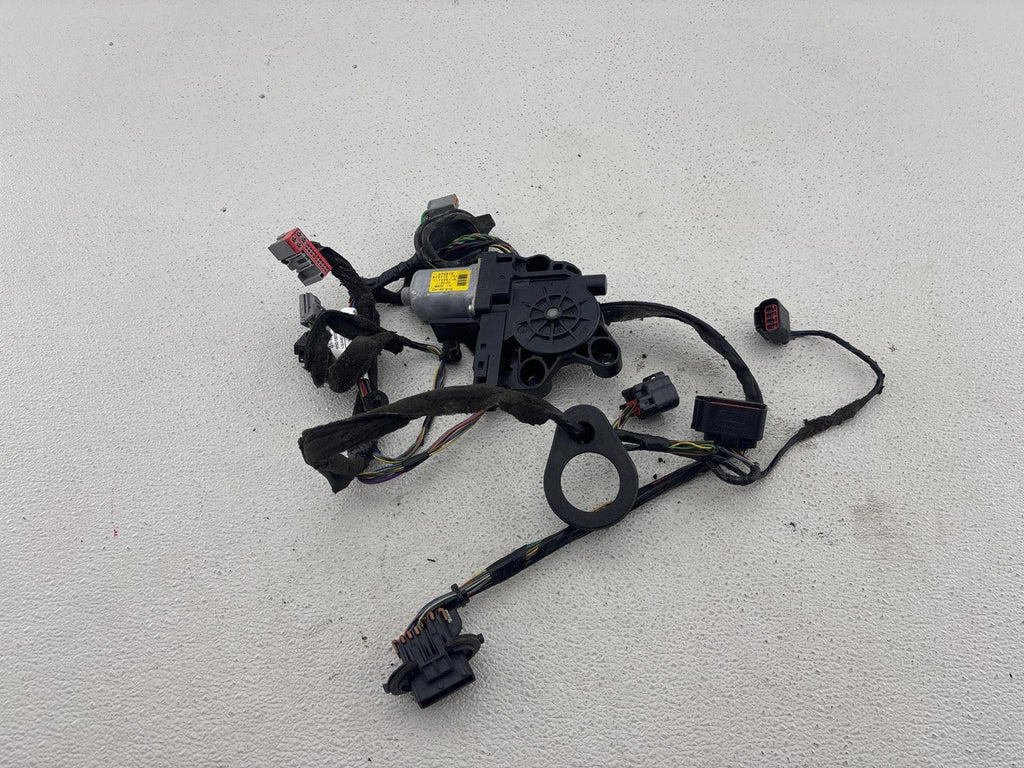 08-16 Volvo Xc70 Rear Left Driver Side Door Wire Harness & Motorom