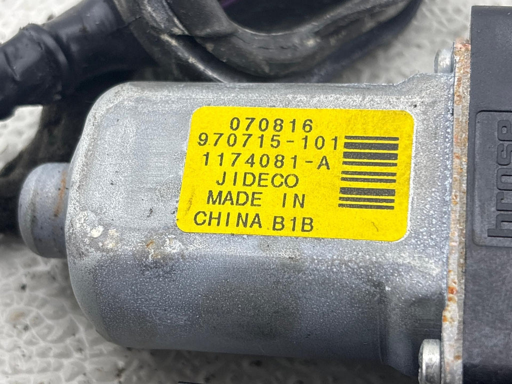 08-16 Volvo Xc70 Rear Left Driver Side Door Wire Harness & Motorom