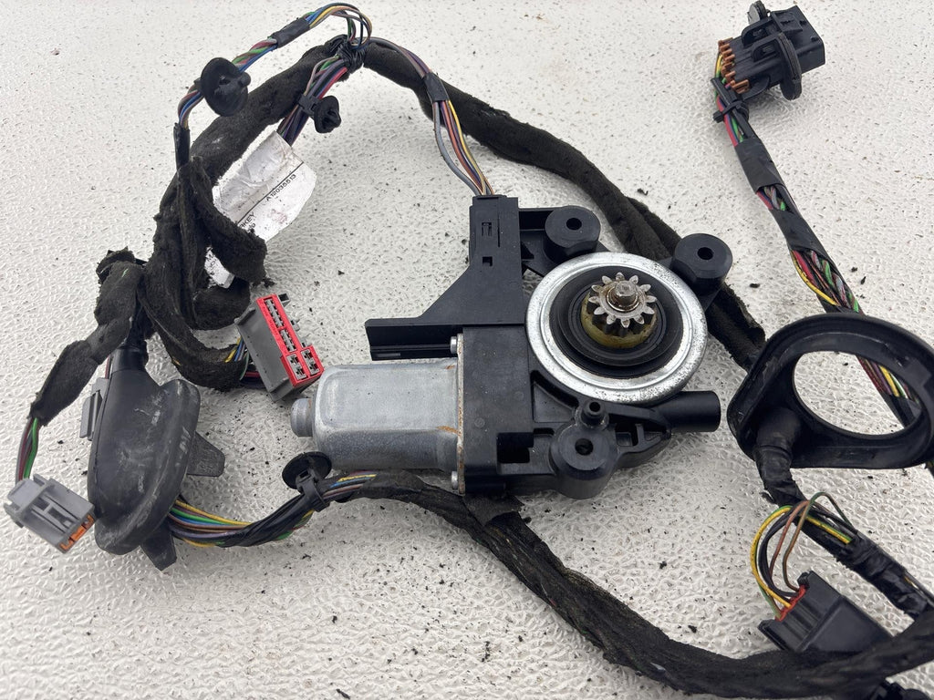 08-16 Volvo Xc70 Rear Left Driver Side Door Wire Harness & Motorom