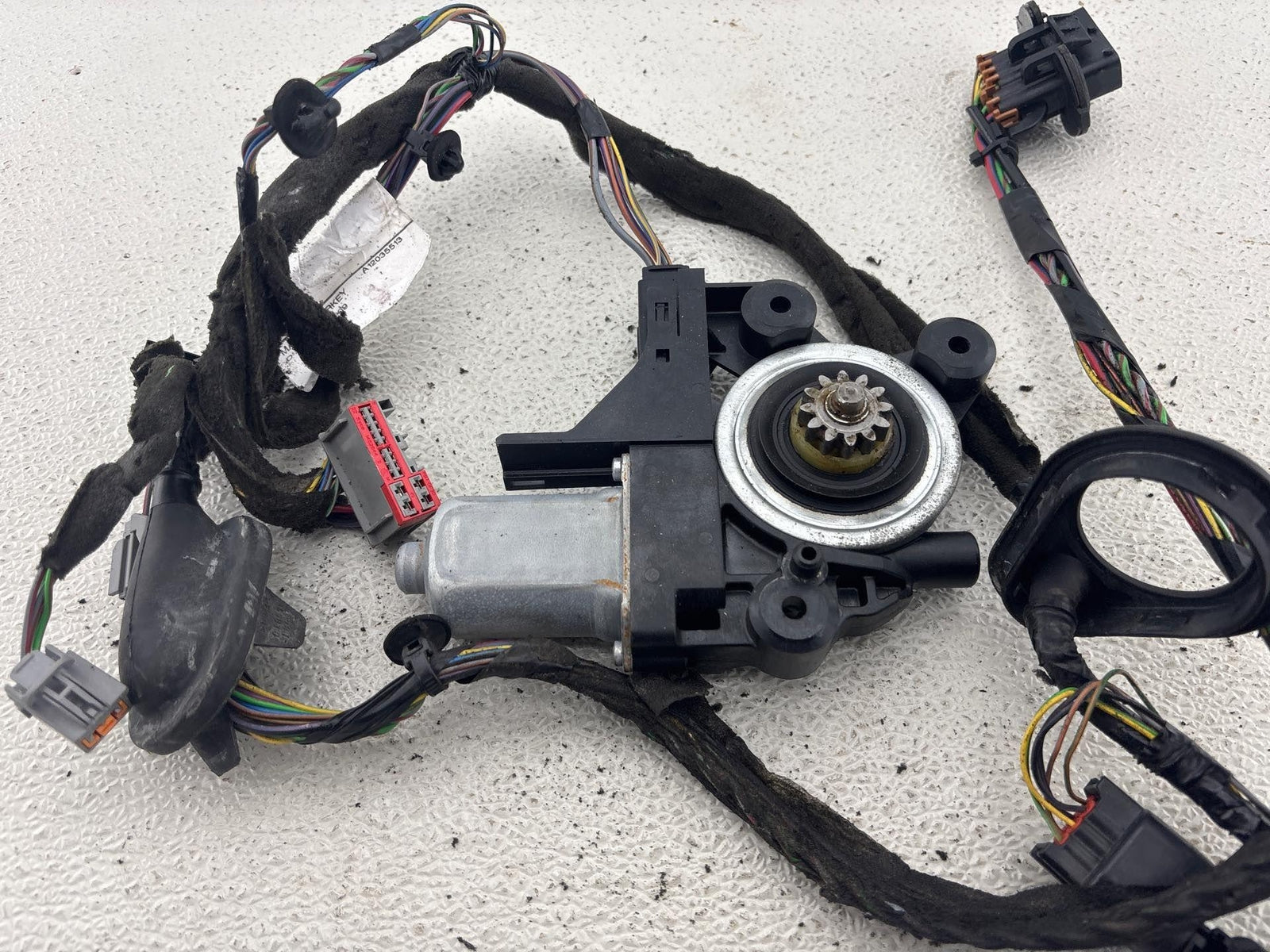 08-16 Volvo Xc70 Rear Left Driver Side Door Wire Harness & Motorom